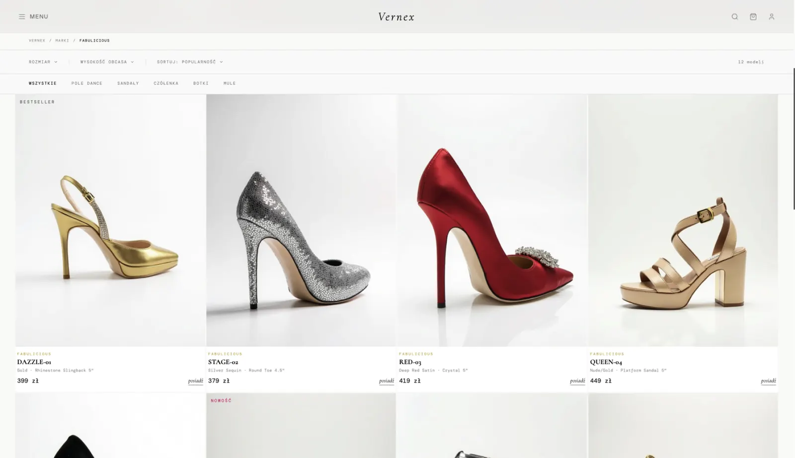 Vernex Shop — Sklep internetowy